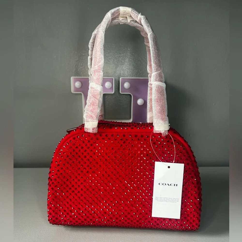 Coach Twin Turnlock Bag 20 With Crystal